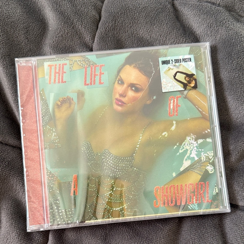 The Life of a Showgirl CD with 2 sided poster, unopened, in plastic
